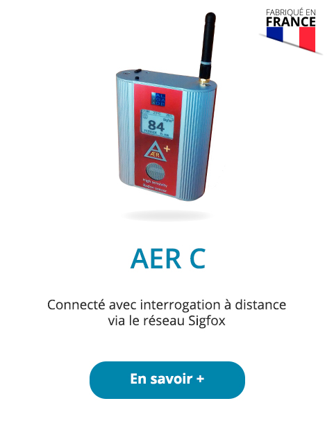 Moniteur radon AER en temps réel et à distance